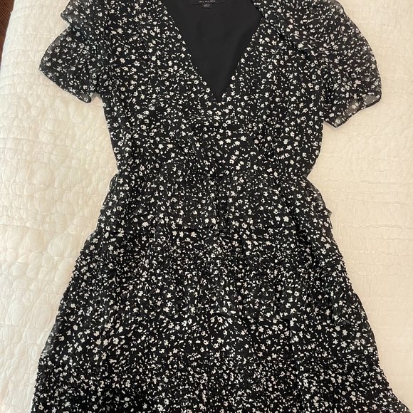 All Saints Black Ilia Pippa Floral Dress - Picture 3 of 7